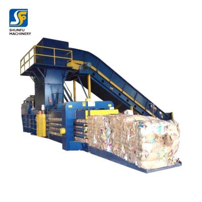 China Food Carton Scooping Machine Paper Baler Carton Hydraulic Pressure Press Machine for sale