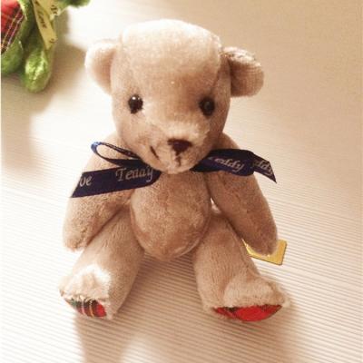 China Promotion Plush Small Size Teddy Bear Toys Mini Teddy Bear Small Plush Toys For Decoration for sale