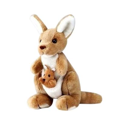 China Eco-Friendly Kangaroo With Baby Plush Toy My Stuffed Plush Toy Europe Standard CE Certificate for sale