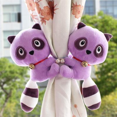 China Soft Plush Teddy Bear Curtain Hooks Plush Tiebacks Clips For Curtains for sale