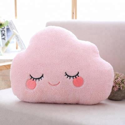 China Eco-friendly Non-Toxic Odorless Stuffed Cute Bolster Or Sofa Cushion Plush Cloud Pillow For Decoration for sale