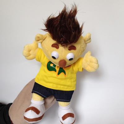 China Factory Price Eco-friendly Soft Plush Cartoon Doll Hand Puppet Stuffed Toy For Storytelling for sale