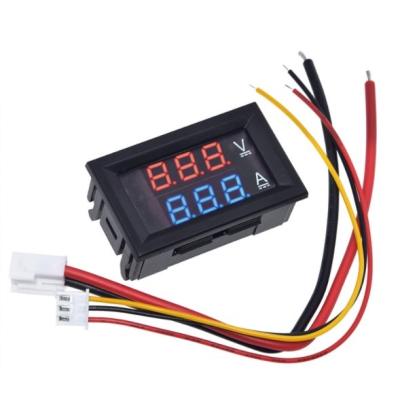 China Volt Meter DC0-100V1A 10A 50A 100A LED Digital Dual Display DC Current and Voltmeter Digital Multimeter Head for sale