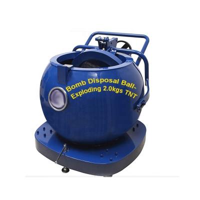 China Manually open/close cover via external devices disposal explosive ball explosion-proof ball for sale