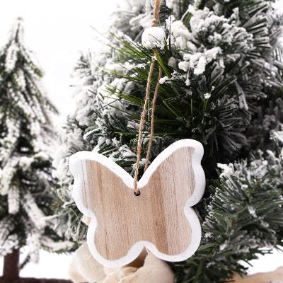 China Europe Butterfly Shape Wooden Wedding Valentine's Day Party Pendant DIY Crafts Ornament Nordic Hanging Decor for sale