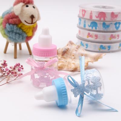 China 90%Plastic10%Polyester 12 Pcs Baby Mini Portable Feeding Bottle For Baby Shower Party Kids Party Table Decoration Or Gift Suagar Putting Bottle for sale