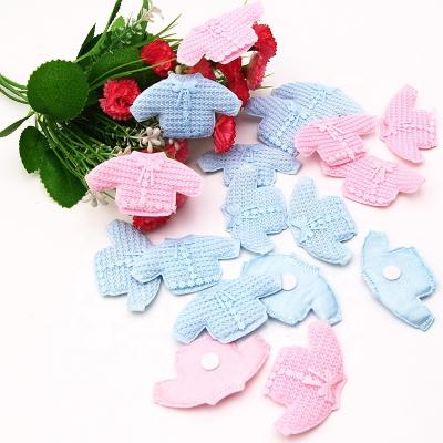 China 24pcs Pink Blue 100% Polyester Baby Shower Favors Decor Cloth for Party Table Game Baptism Birthday Party Decorations and DIY Gifts for sale