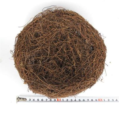 China Creative 20CM Nature Vintage Prop Pet Bird Nest Breathable Birdcage For Shop Window Display Optical Photography Props Decoration for sale