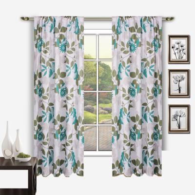 China Latest Blackout Mode Curtain Designs Layer Printed Curtain,Wholesale Merchandise Window Curtain Printed for sale