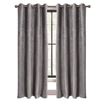 China China Europe Wholesale Latest Curtain Design Blackout Single Embossed Window Curtain For Living Room for sale