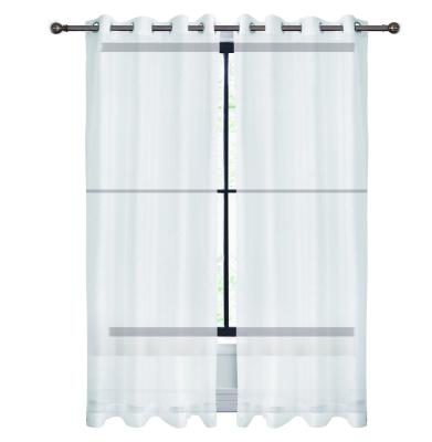 China Europe trend reverberation room of Germany brand new hometextile pure white ready made curtain fabric for sale