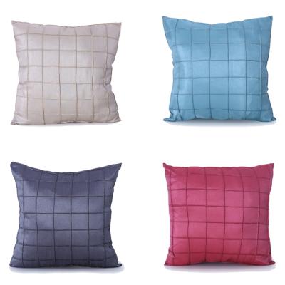 China Viable Wholesale Velvet Tile Home Sofa Decor Office Soft Solid Square Cushions, Tile for sale