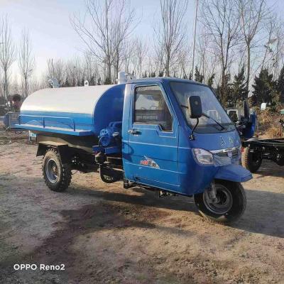 China Tricycle Fecal Waste Treatment Suction Truck , Diesel Sewage Suction Truck for sale