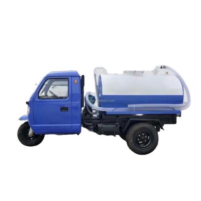 China Diesel sewage suction truck sewage suction truck fecal truck waste treatment suction tricycle sewage suction truck for sale