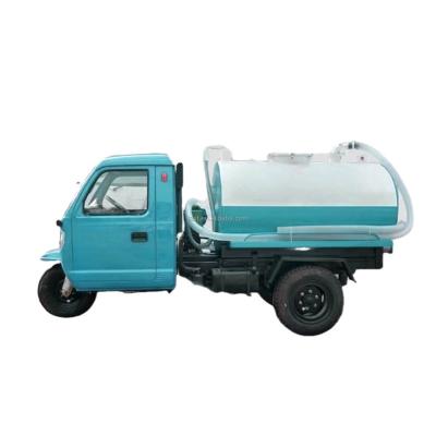 China Convertible sewage suction truck sewage treatment truck waste treatment truck fecal tricycle wholesale suction tricycle for sale