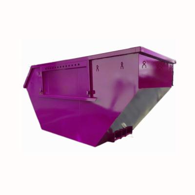 China Industrial Farm Certified Oil Drilling Cutting Container Flat Packing Recycling Steelloading Tilting Box Skip Container for sale