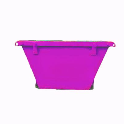 China 13 Foot Farm Boat Shaped Garbage Waste Bin 6 5 4 Yards Sinking Tilting Bucket Hopper Container for sale