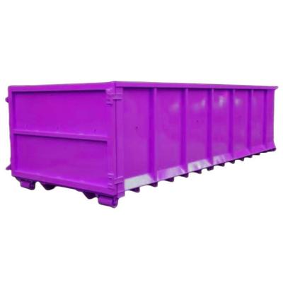 China Garbage Sorting Recycling Classification Volume Falls Off Hook Custom Container Landfill Waste Lift Container Stackable Hook Lift Bin For Garbage Recycling for sale