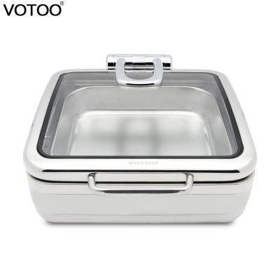 China Factory direct sale luxury stainless steel food hotel hotter chafing dish for sale