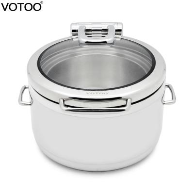 China Factory Direct Selling Luxury Buffet Warmer Stainless Steel Hydraulic Soup Station for sale