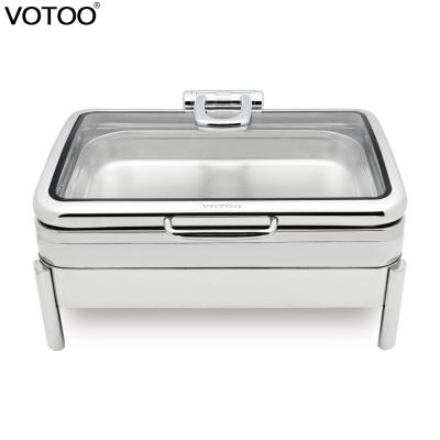 China Factory direct sales luxury premium stainless induction chafing dish/hydraulic buffet beetle for sale