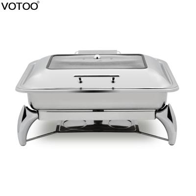 China Factory Sale Classic Chafing Dish Hotel / Other Hotel Kitchenware Hydraulic Induction Buffet Beetle for sale