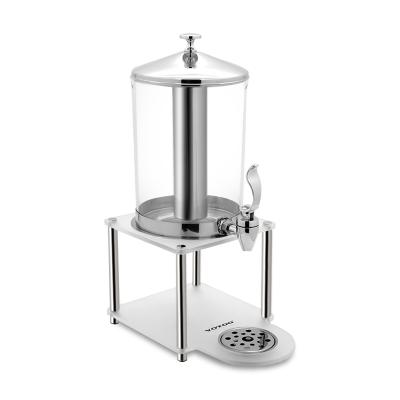 China Hotel Factory Direct Sale 7.7L Single Sideboard Stainless Steel Juice Dispenser for sale