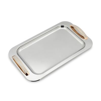 China Luxury Other Hotel Supply /Stainless Steel Food Serving Tray / Buffet Tray for sale