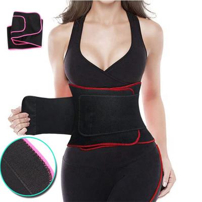 China 2021 High Quality Breathable Neoprene Adjustable Custom Logo Elasticity Waist Trainer Trimmer Belt for sale