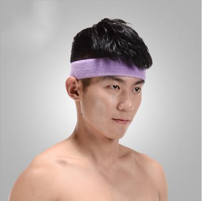 China Men Sports Headbands Wide Side Sports Sweat-absorbent Headband Customized New Elasticity Adjustable Breathable Fashion for sale