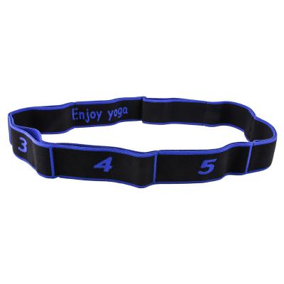 China Durable Wholesale Yoga Equipment Good Quality Elastic Stretch Band Fitness Resistance Belt for sale