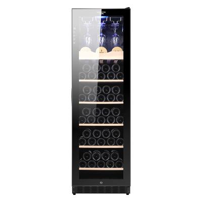 China Commercial High Quality Glass Wine and Beverage Fridge Door Cellar Fridge Cooler Refrigerator for sale