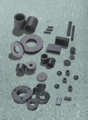 China Custom Design Ferrite Super Strong permanent Magnets Material Grade YS25, YS33H, YS30 for sale