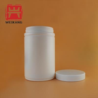 China Custom HDPE 1000ml HDPE Plastic Protein Powder Jar Eco-friendly Jar With Lid for sale