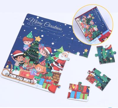 China DIY TOY Factory Price Kids Christmas Puzzle Magnetic Book Educational Magnetic Puzzle Toys for sale