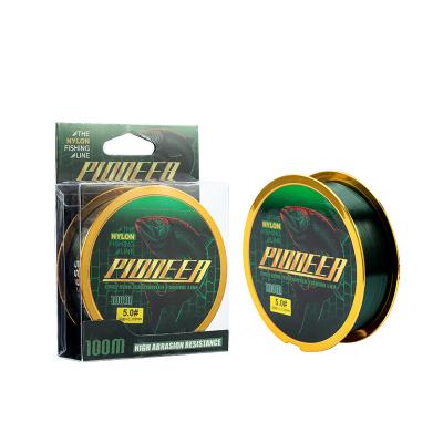 China High Tensile Strong Abrasion Resistance Fly Fishing Line Braided Fish Wire Super Strong Nylon Freshwater Fishing Line for sale