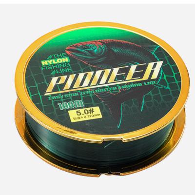 China High quality high strength 4 strand strong colorful braided fishing line nylon fishing line for sale