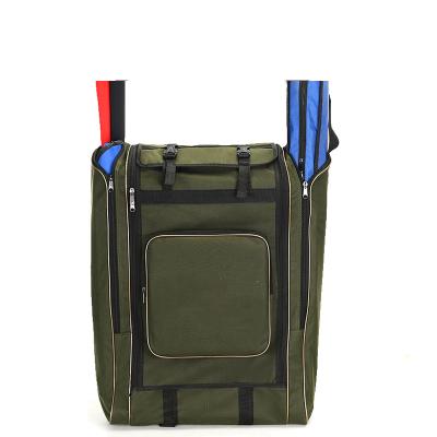 China Easy Outdoor Waterproof Canvas Fishing Tackle Bag Fishing Rod Fishing Reel Bag for sale