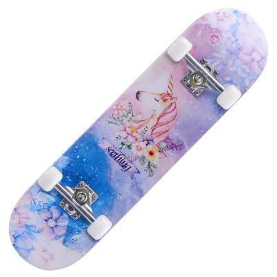 China Outdoor Activities China Factory Customized Wooden 4 Wheel Skateboard Skateboard for sale