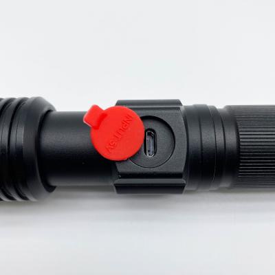 China New USB High Power Waterproof Plastic Rechargeable Handheld Hunting Search Light for sale