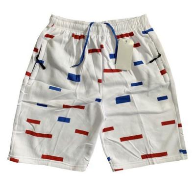 China QUICK DRY Mens Plus Size Custom Swim Shorts Stripes Sweat Jogger Polyester Abbreviations Mens Polyester Shorts for sale