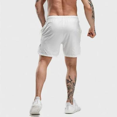 China 2022 New QUICK DRY Mens Sports Shorts Embroidered Shorts Sports Gym Running Shorts With Pockets for sale