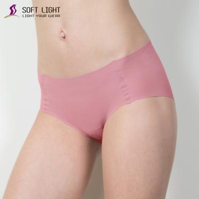 China Mid Waist Breathable Cotton Lining Invisible Leakage Period Resistant Seamless Panties for sale