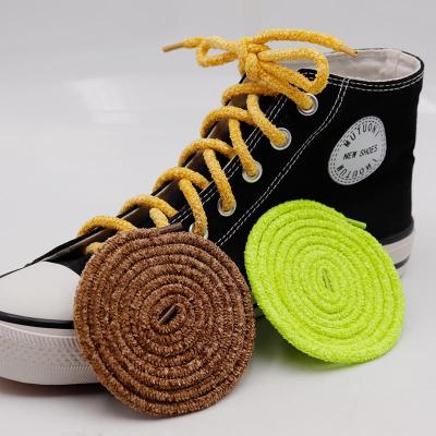 China Flat Coolstring Accessorizes Manufacturer Fashion Design Custom Length High Quality Suede Suction Rope And Round Color Shoe Lace Rope for sale