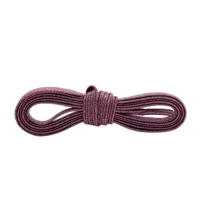 China High Strength And Round Professional Grade Manufacturer Coolstring Elastic Darw Cord With Tip Fashion Yarn Net Red Shoe Lace for sale