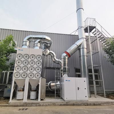 China Workshop Welding Metal Working Central Extraction System Smoke Vapor Welding Collector Modular Dust Collectors for sale