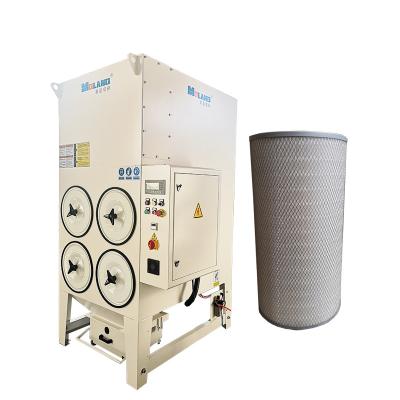 China Moland 5.5KW Industrial Dust Collection System Exhaust Filter Cartridge Welding Dust Collector for sale