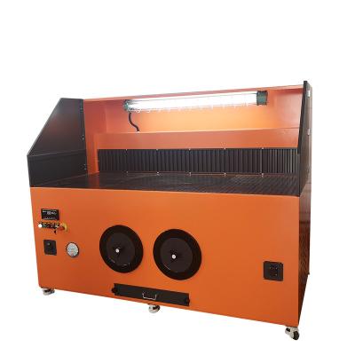 China Garment Shops Grinding Dust Dusting Table Downdraft Workbench for sale