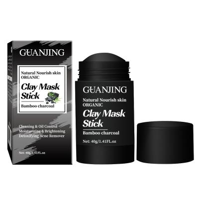 China Natural Oil Control Moisturizing Charcoal GUANJING Mask Stick Clay Deep Cleansing Mask Bamboo Facial Mask for sale