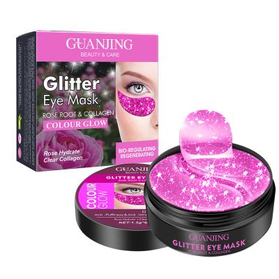 China Aichun Beauty Private Label Anti-Wrinkle Whiten Moisturize Anti Wrinkle Repair Skin Firming Splendid Glitter Eye Mask for sale